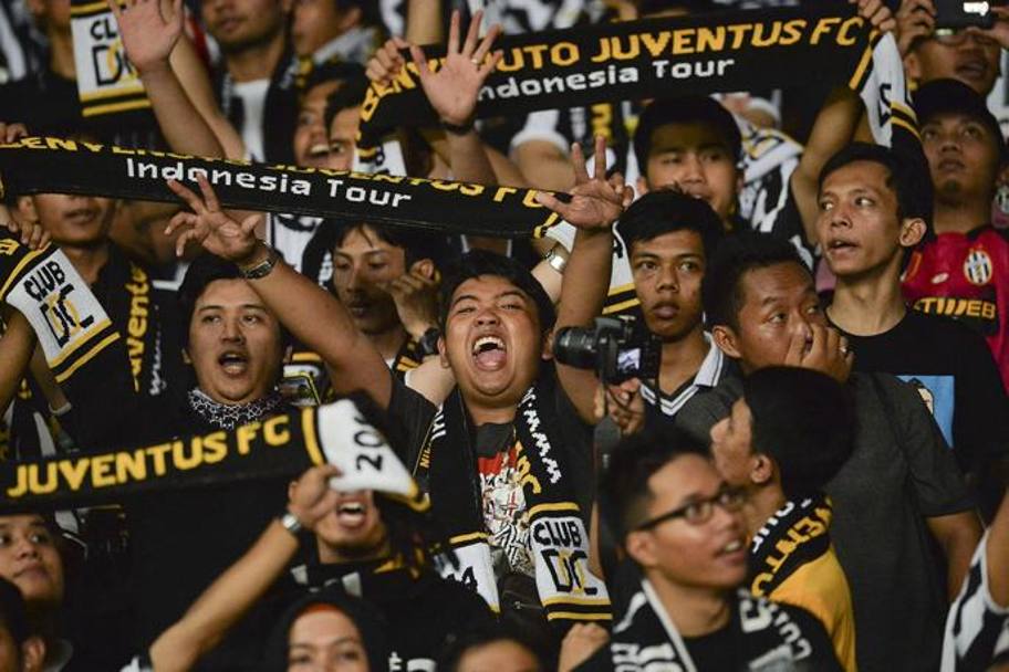 Tifosi indonesiani pazzi per la Juve (LaPresse)